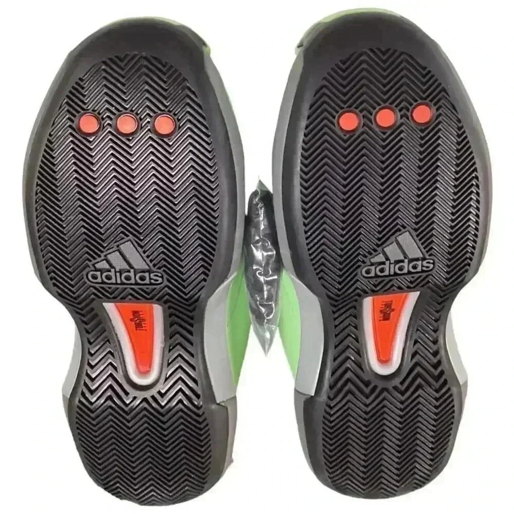 Adidas Crazy 1 Mens 10.5 Green Silver Black Orange Basketball Shoes Kobe Retro